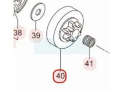 Pignon Pour Tronçonneuse Maruyama (286238)