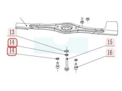 Rondelle De Lame (ressort) Pour Tondeuse Weibang (403010000)