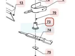 Support De Lame Pour Tondeuse Weibang (502040404002)