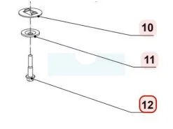 Vis De Lame Pour Tondeuse Weibang (5310415010)