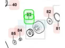 Pignon 3/8'' Pour Tronçonneuse Maruyama (M035932)
