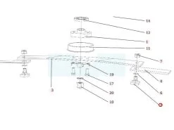 Vis De Couteau Pour Débroussailleuse Autoportée Roques & Lecoeur (S532090164643)