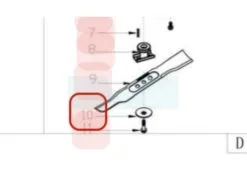 Rondelle De Lame Pour Tondeuse Roques & Lecoeur (TG3520000000)